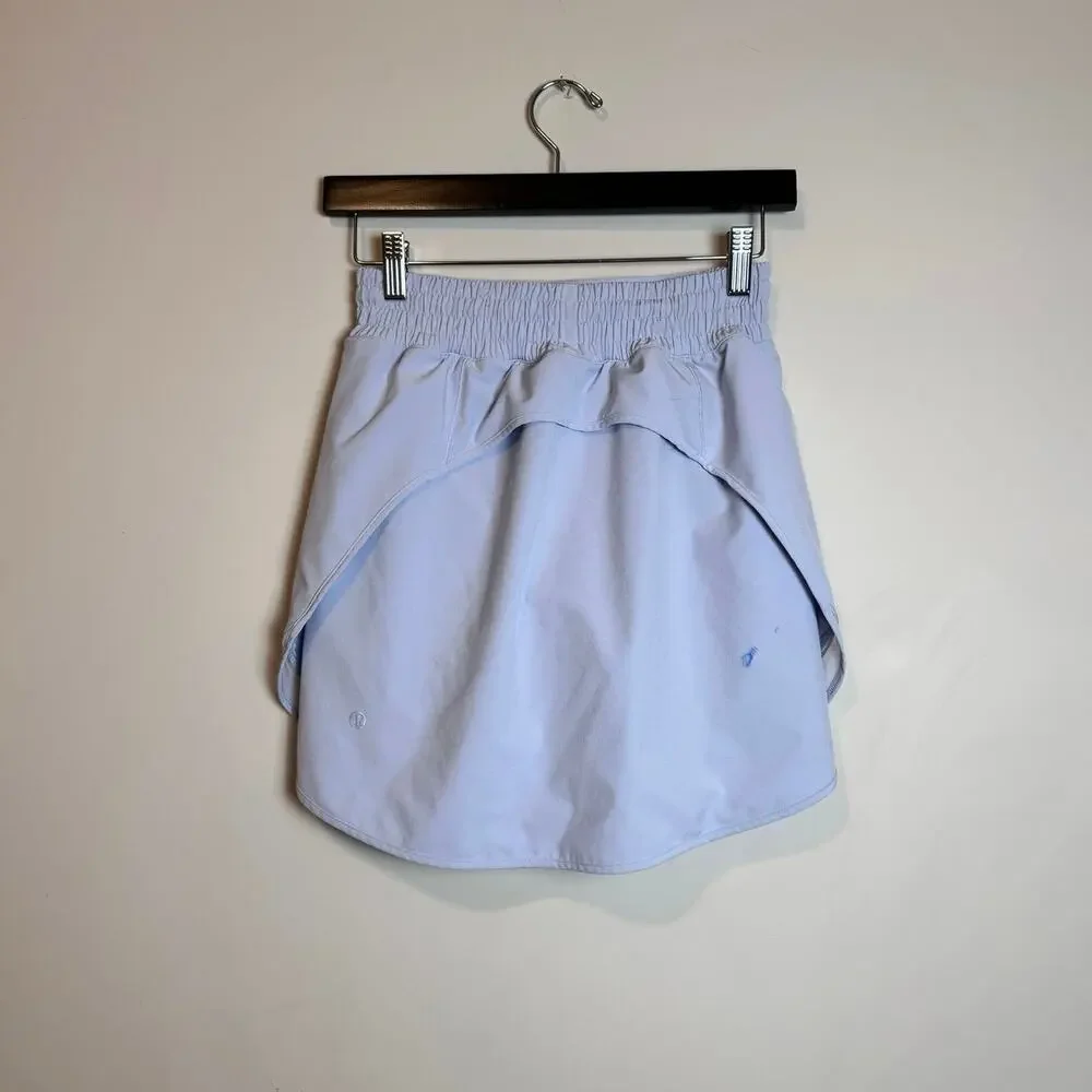 Lululemon Hotty Hot High-Rise Skirt Pastel Blue - Size 2
